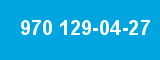 970 129-04-27 970 129-04-27